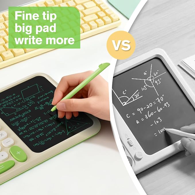 Desk Basic Calculator with Notepad - Image 2