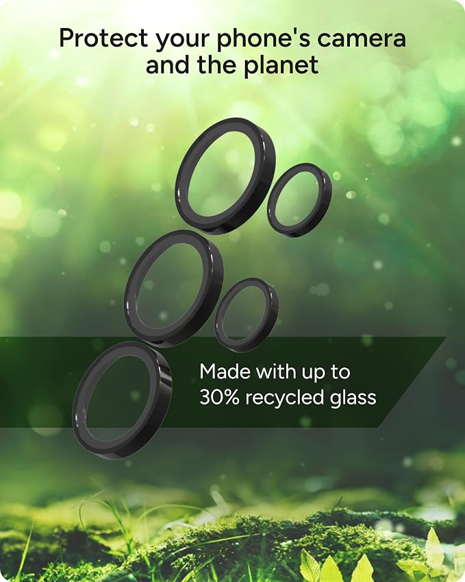 ZAGG Glass Elite Anti-Reflective Samsung Galaxy S25 Ultra Camera Lens Protector - Image 7