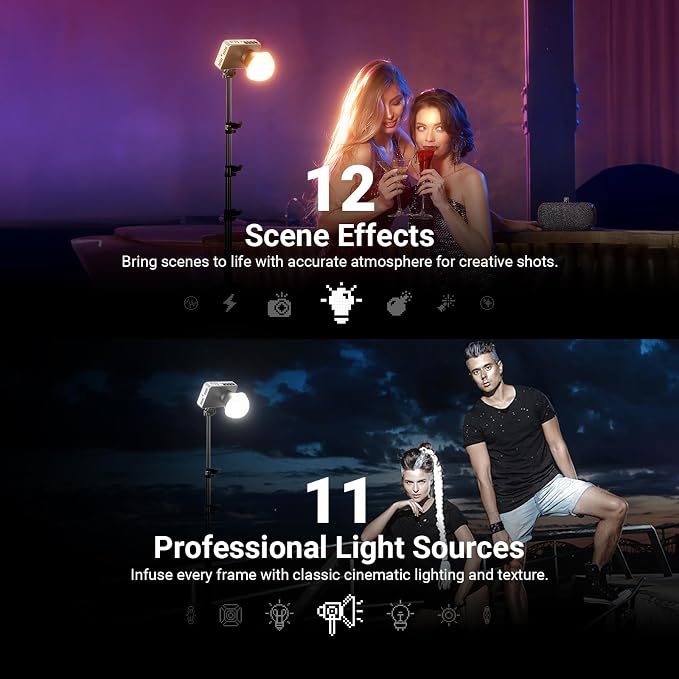NEEWER 100W Ultra Compact LED Video Light APP/Panel Control, Pocket Size Bi - Image 5