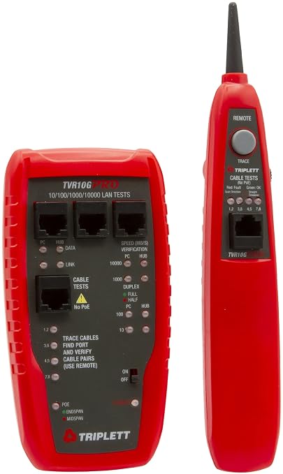 Triplett TVR10G LAN Network Tester by Triplett
