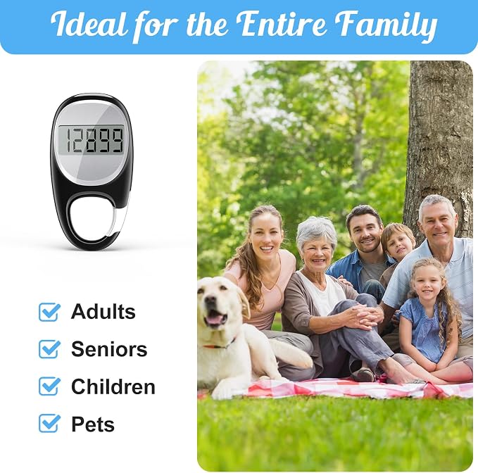 Simple Pedometer for Walking, Accurate Step Tracker - Image 4