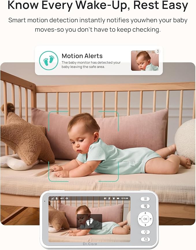 Dr.Care LumiView Smart WiFi Baby Monitor - Image 5