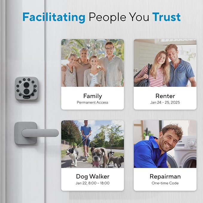 ULTRALOQ Bolt SE Smart Lock, Built-in Wi-Fi, Matter Over Thread, Works - Image 6