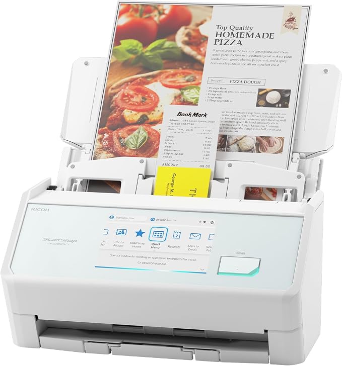 ScanSnap iX2500 Wireless or USB High-Speed Cloud Enabled Document, Photo & by ScanSnap