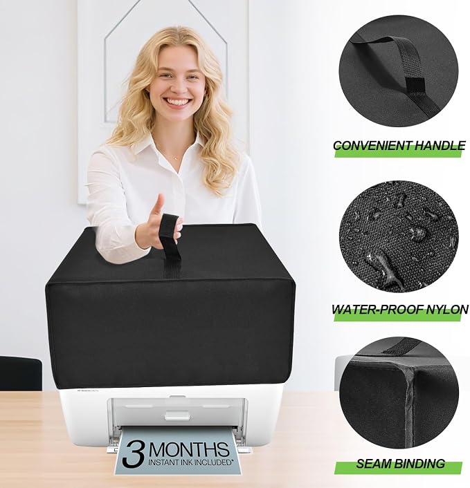 Printer Cover for HP DeskJet 2827e Wireless All-in-One Color Inkjet Printer - Image 3