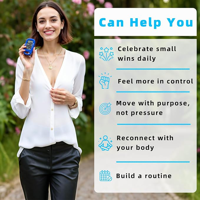 Clip-on 3D Pedometer for Walking Steps Counter - Image 2