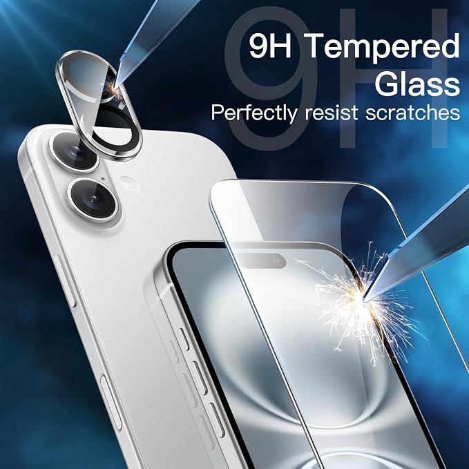 JETech Screen Protector for iPhone 16 6.1-Inch - Image 3