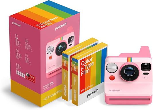 Polaroid Now 3rd Generation I-Type Instant Camera + Film Bundle by Polaroid