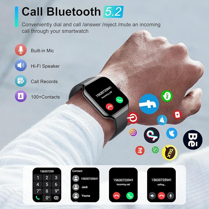 Smart Watch, 1.96"HD Smartwatch - Image 2