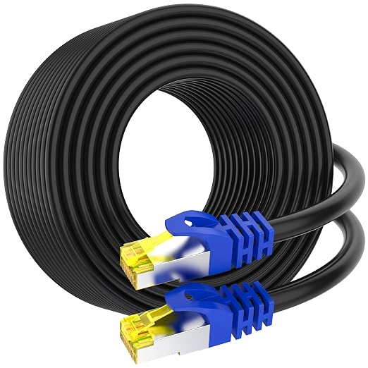 Cat 8 Ethernet Cable 150 ft, Heavy Duty High Speed Network Internet Cable by AoforzTech