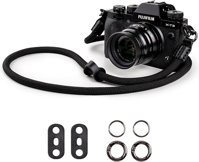 VOVMOEYA Nylon Braided Camera Rope Strap, Camera Neck Shoulder Strap by VOVMOEYA