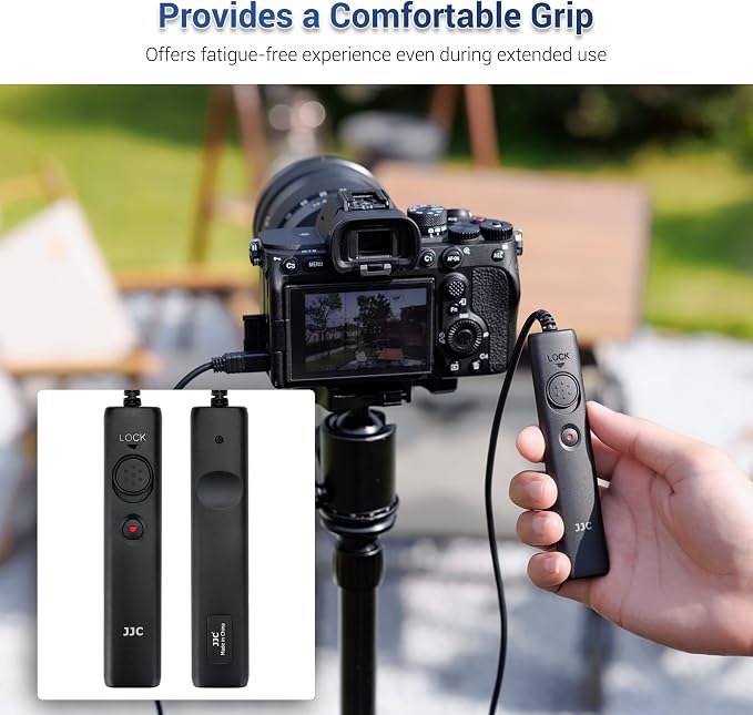 JJC 4.92ft Long Wired Remote Control Shutter Release - Image 4