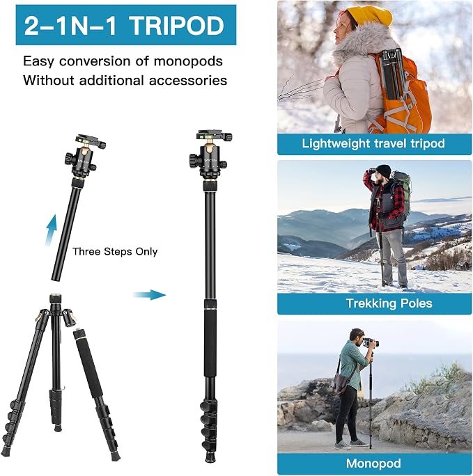 Professional DSLR Tripod for Photography - Image 3
