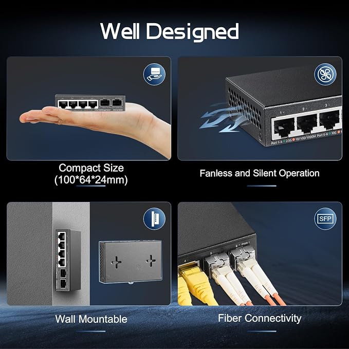 Binardat 4 Port 2.5G Web Managed Switch - Image 5