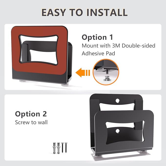 Yuleimy Adjustable Router Mount Holder, Cable Box Holder - Image 5