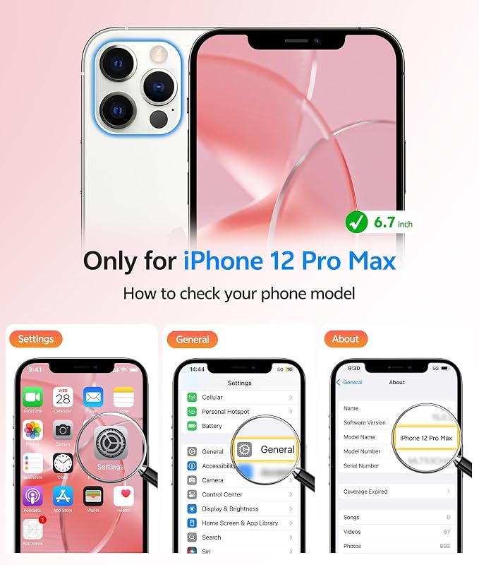 FNTCASE for iPhone 12 Pro Max Case: Translucent Matte Magnetic Phone Cover - Image 2