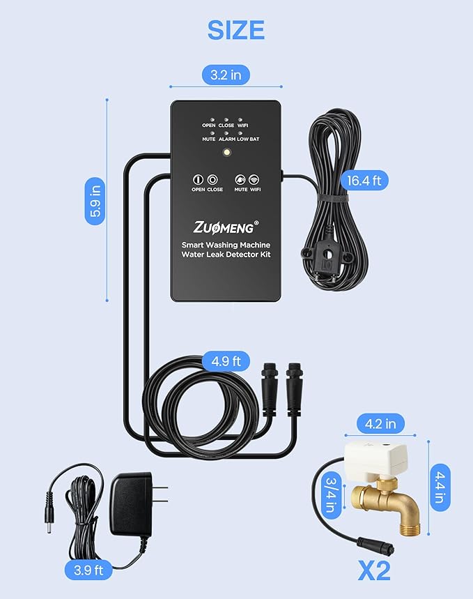 WiFi Washing Machine Water Leak Detector Kit - Image 7
