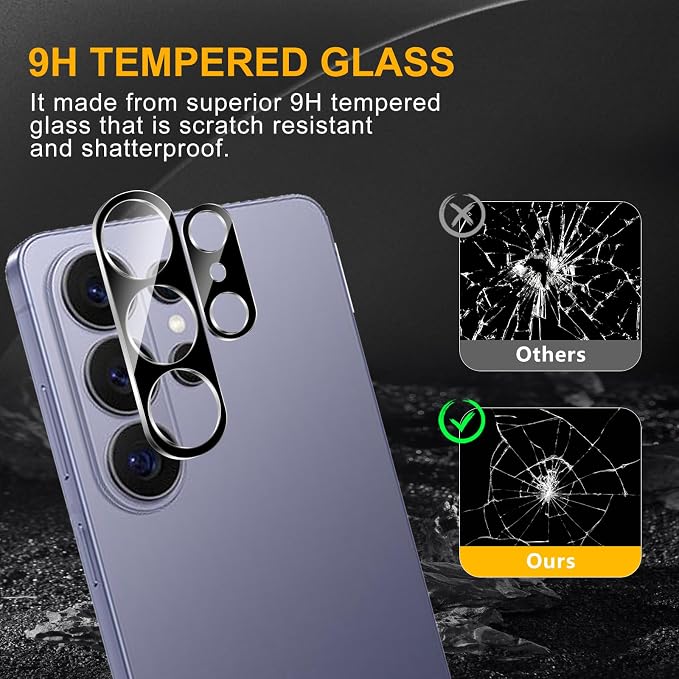 3 Pack Camera Lens Protector for Samsung Galaxy S26 Ultra, Tempered Glass - Image 7