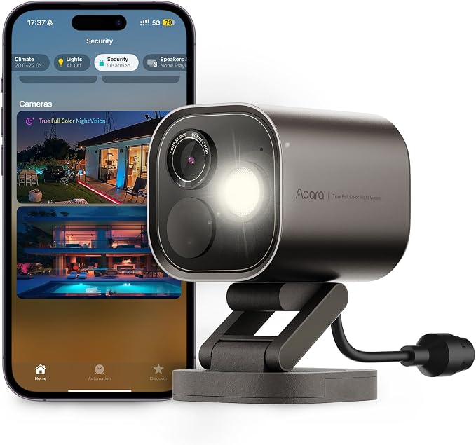 Aqara 4MP Camera Hub G5 Pro PoE, True Color Night Vision Security Camera Outdoor by Aqara