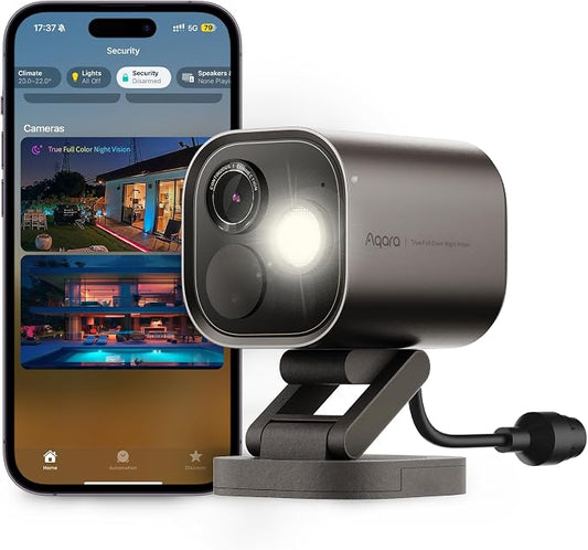 Aqara 4MP Camera Hub G5 Pro PoE, True Color Night Vision Security Camera Outdoor by Aqara