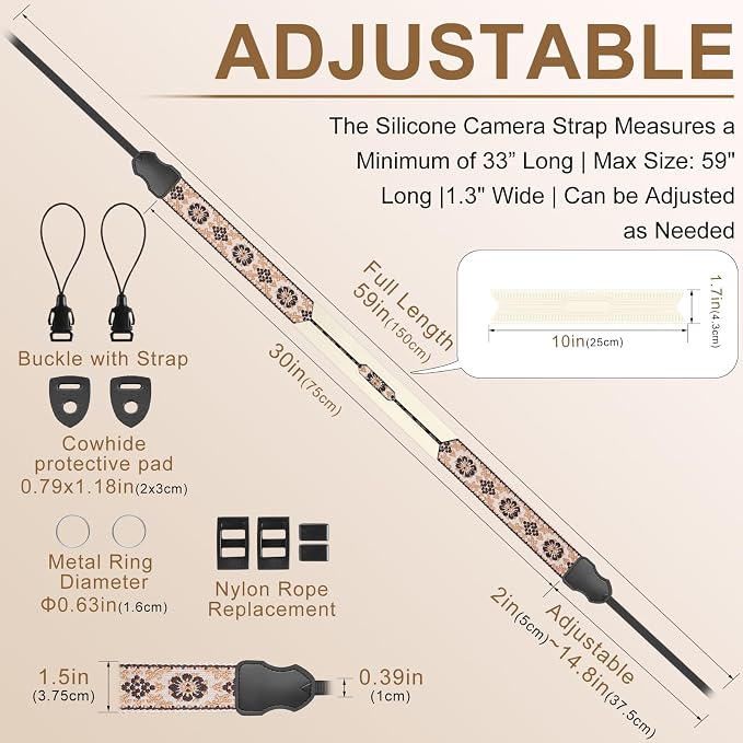 FIEIL Neck Strap Silicone Camera Straps - Image 4