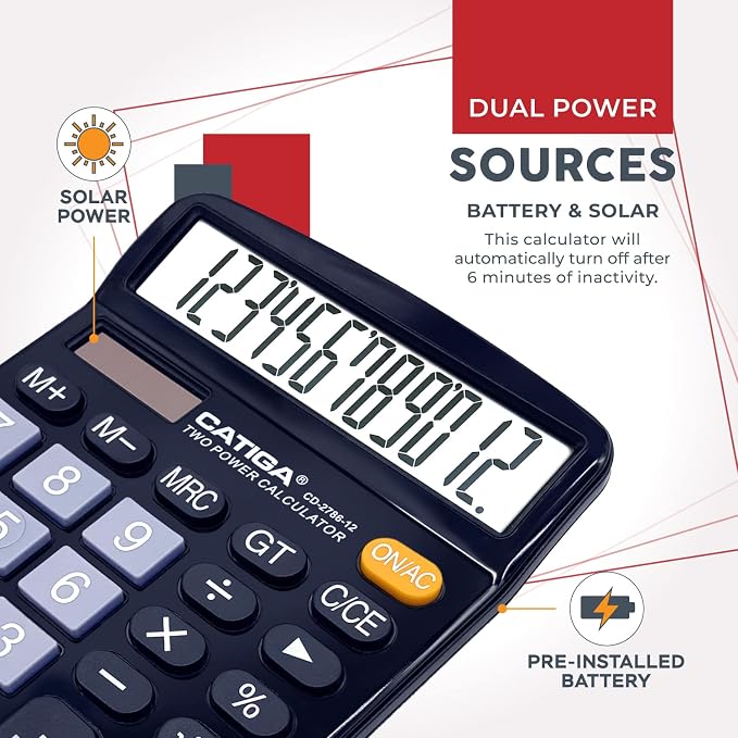CATIGA Desktop Calculator 12 Digit - Image 4