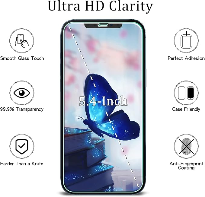 MAYtobe [2 Pack Tempered Glass Screen Protector - Image 2