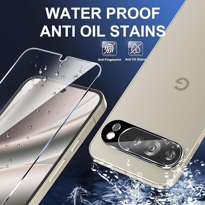 letosan 3 Pack for Google Pixel 10 Pro Screen Protector Tempered Glass + 3 Pack - Image 5