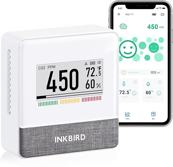 INKBIRD Portable CO2 Detector by Inkbird