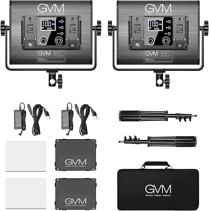 GVM RGB LED Video Light with Bluetooth Control, 360° Full Color 1000D PRO Video - Image 7