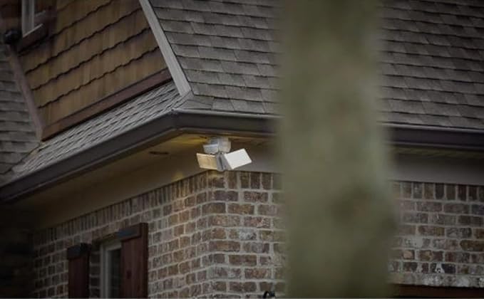 Video Wi-Fi Connected White Wired EdgeLit Motion Activated Outdoor Security - Image 3