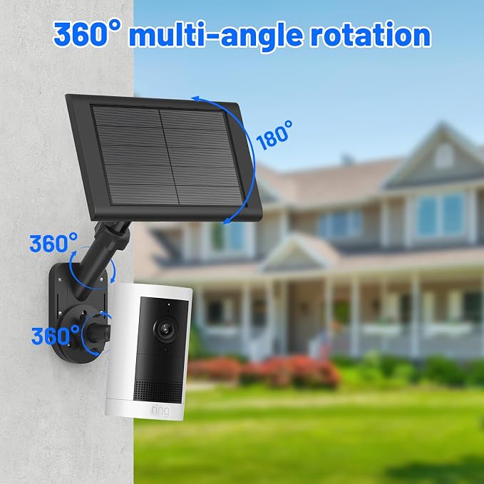 Universal 2-in-1 Wall Mount for Solar Panel & Camera-Compatible - Image 4
