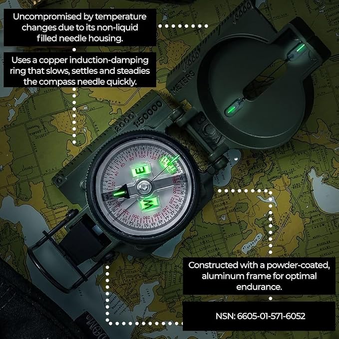 Cammenga Compass Military Grade Phosphorescent - Image 2