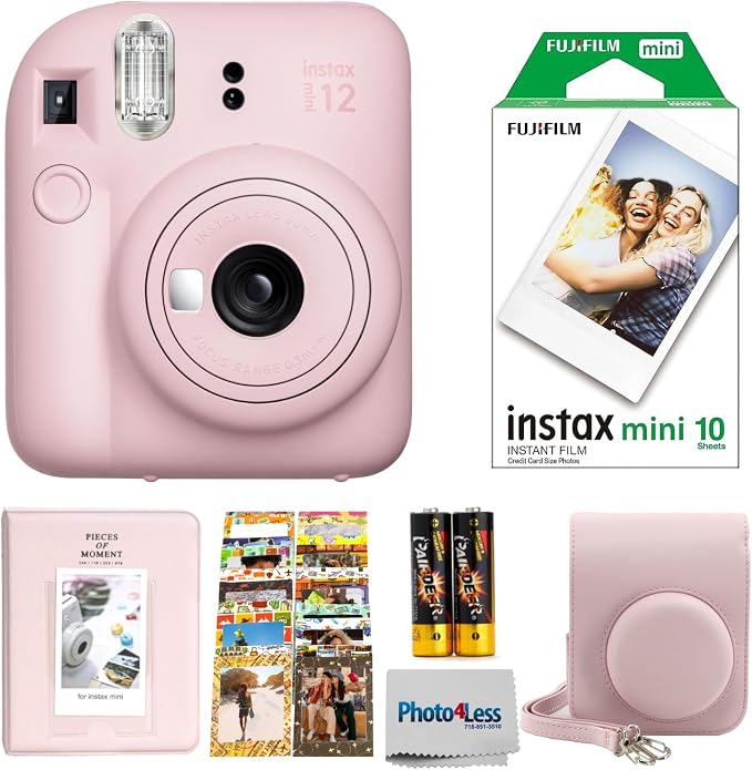 Fujifilm INSTAX Mini 12 Instant Film Camera + Fuji Single Pack by FUJIFILM