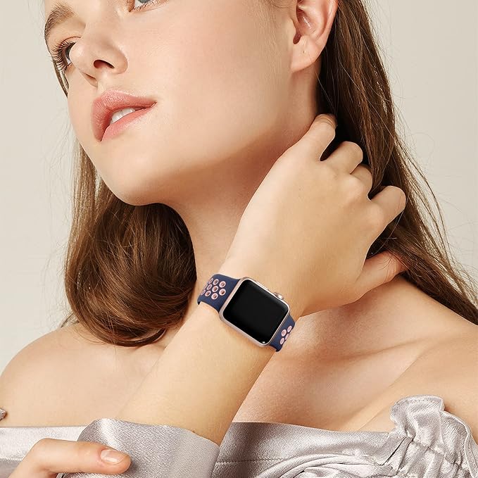 Lerobo Compatible with Apple Watch Bands Series 9 45mm 11 10 46mm SE 44mm 42mm - Image 4