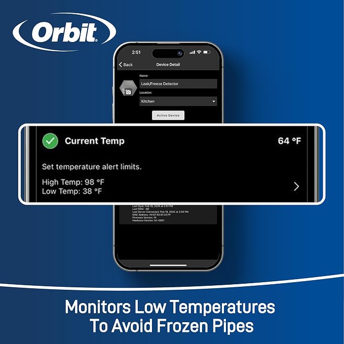 Orbit 71005 B-hyve Smart Flood Sensor - Image 6