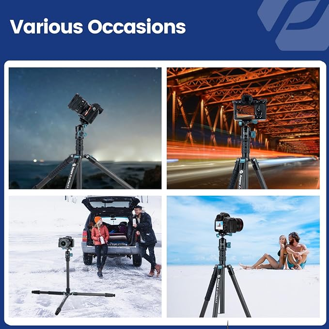 Fotopro 73" Carbon Fiber Tripod - Image 6