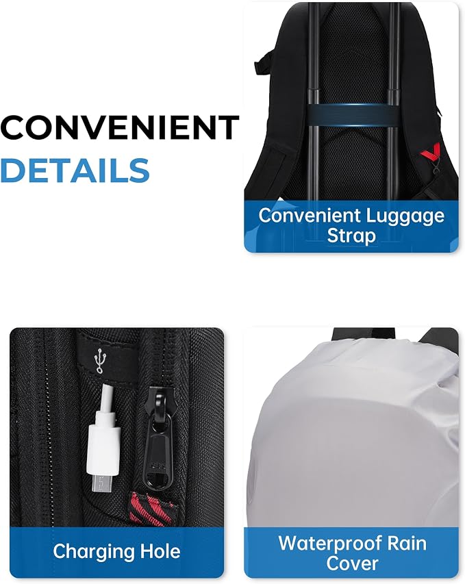 BAGSMART Camera Bag for DSLR, Waterproof Camera Backpacks for Photographers - Image 8