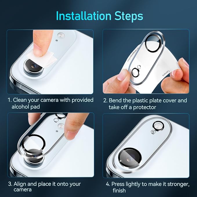 ivoler 4-Pack Camera Lens Protector - Image 7