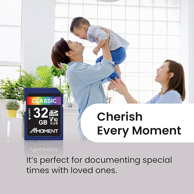 MMOMENT 32GB Full-Size SD, SDHC Card Compatible - Image 4