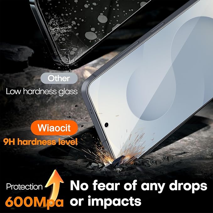 Wiaocit 3 Pack Tempered Glass Screen Protector - Image 3