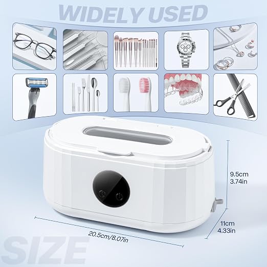 Ultrasonic Jewelry Cleaner, 49Khz Ultrasonic Cleaner Machine - Image 7