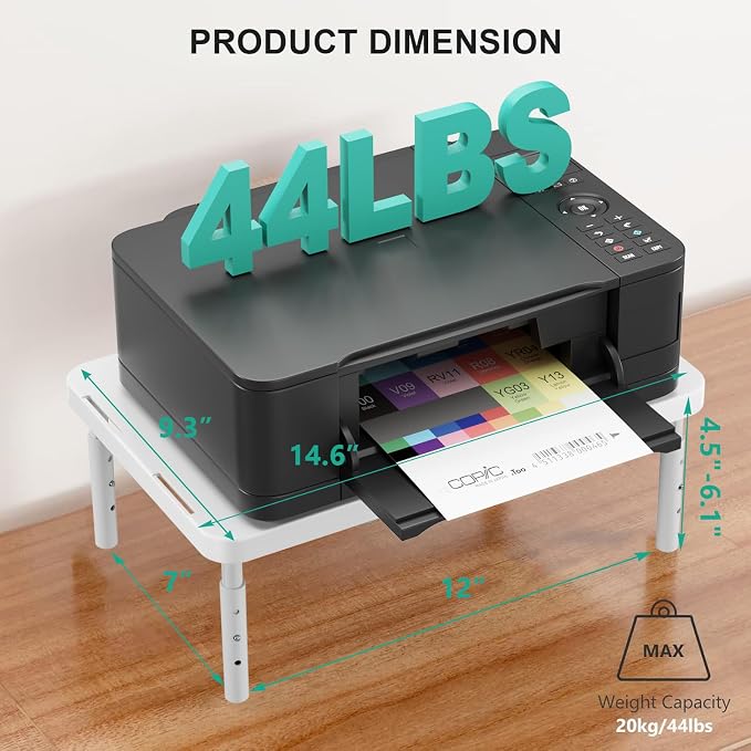 WALI Computer Monitor Stand for Desk, Adjustable Laptop Riser, Desk Monitor - Image 3