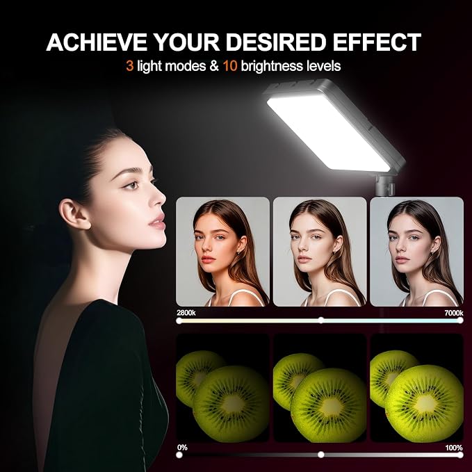 EMART LED Video Light Kit, 35W/3600lux Studio Lights - Image 4