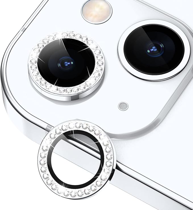 for iPhone 14 / iPhone 14 Plus Camera Lens Protector Bling, 9H Hardness by Xfilm