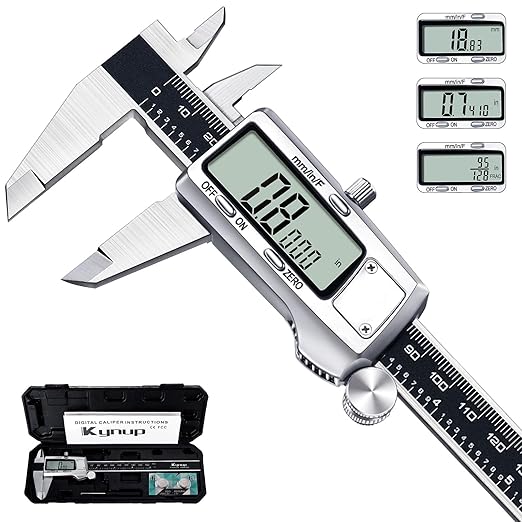 Kynup Digital Caliper, Caliper Measuring Tool, Micrometer Dial Vernier Caliper by SunhpMallLLC
