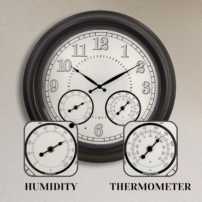 Illuminated Large Outdoor Clock - Image 5