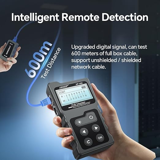 NOYAFA NF-488 POE Cable Tester for Power Over Ethernet, Network Cable - Image 4