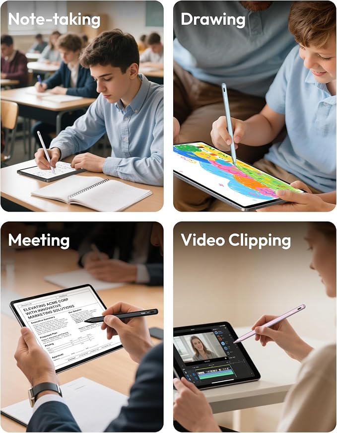Metapen Pencil A8 for Apple iPad 2018-2026, Palm Rejection, Pixel Precision - Image 7