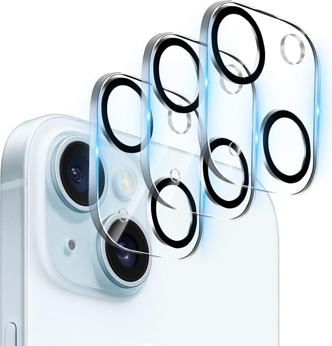 Dengduoduo 3 Pack Tempered Glass Camera Lens Protector by Dengduoduo